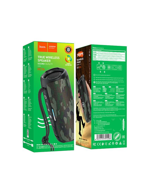 Głośnik bluetooth 2 x 5W 3h Hoco HC16 moro