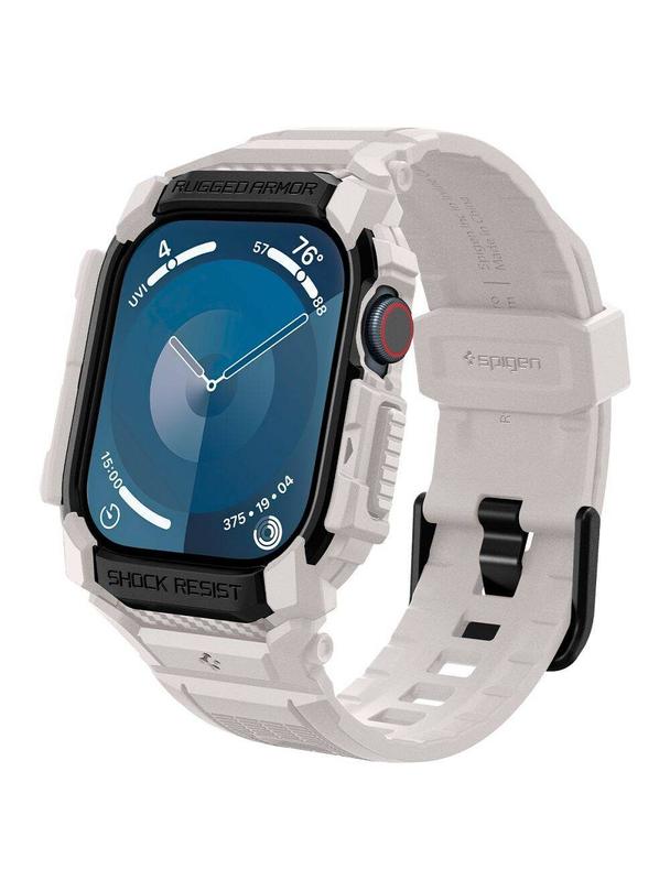 SPIGEN futerał RUGGED ARMOR "PRO" do APPLE Watch 10 (46 mm) dune beige