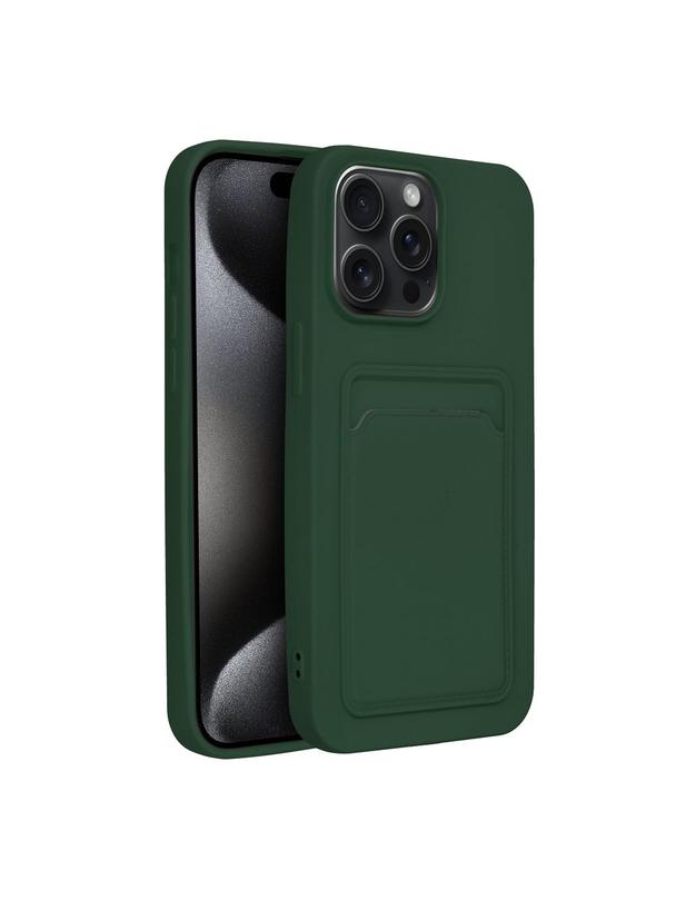 Futerał CARD CASE do IPHONE 15 Pro Max zielony