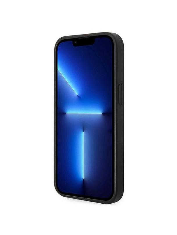 GUESS futerał do IPHONE 14 Plus GUHCP14MPSASBBK (Saffiano With Metal Logo) czarny