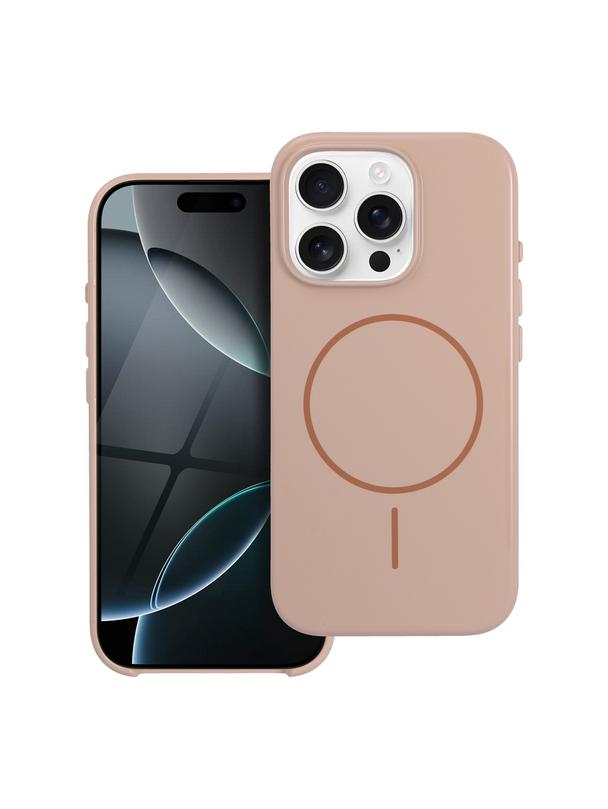 Glossy Mag Cover kompatybilny z MagSafe pasuje do IPHONE 15 PRO MAX pustynny złoty