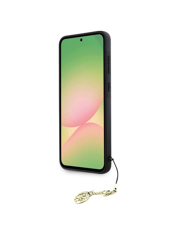 GUESS futerał do SAMSUNG A56 GUHCSA56GF4GGR (PU 4G Charm) czarny