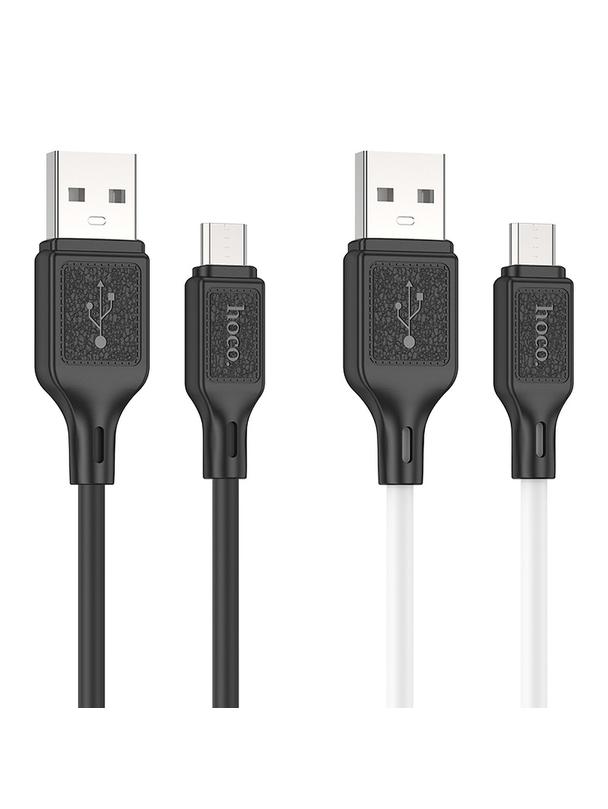 Kabel USB A do Micro USB Hoco 2,4A 1 m X90 czarny