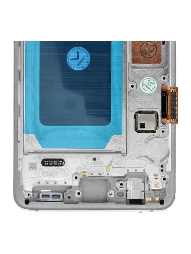 FixCell wyświetlacz LCD do SAMSUNG S10 G973 z ramką biały (odnowiony)