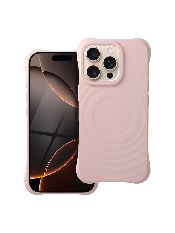 Silicone Zephyr Mag Cover kompatybilny z MagSafe do IPHONE 16 PRO różowy