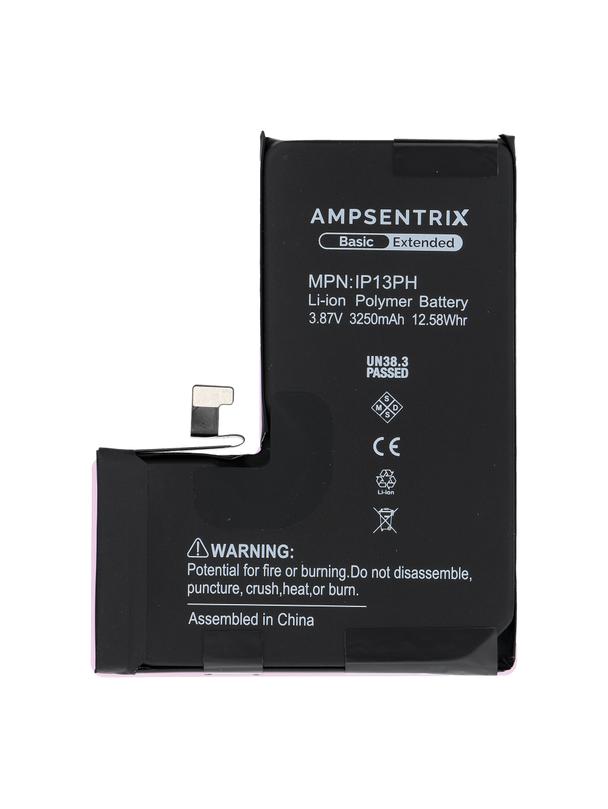 AmpSentrix Basic bateria do iPhone 13 Pro (zwiększona pojemność 3250 mAh)