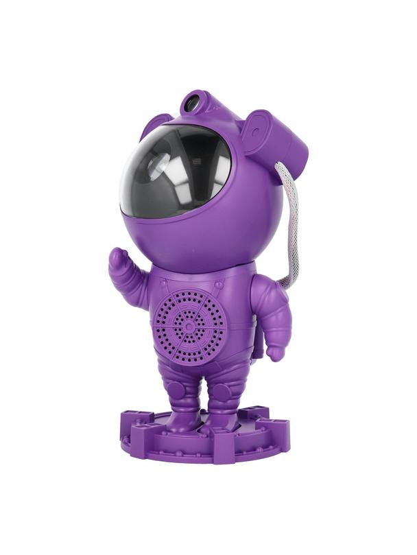 Projektor gwiazd astronauta z głośnikiem bluetooth X2504 fioletowy