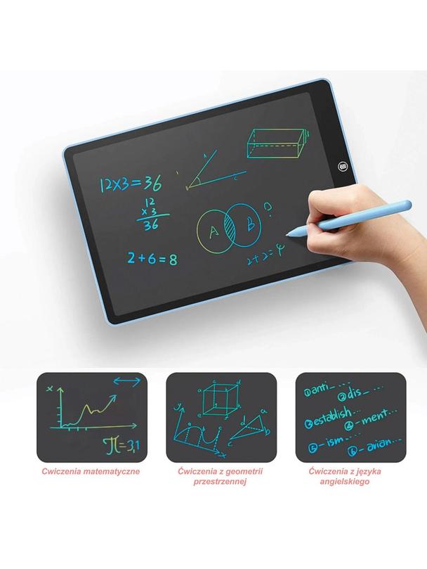 Tablet graficzny LCD do rysowania dla dzieci RC-K-338 czarny