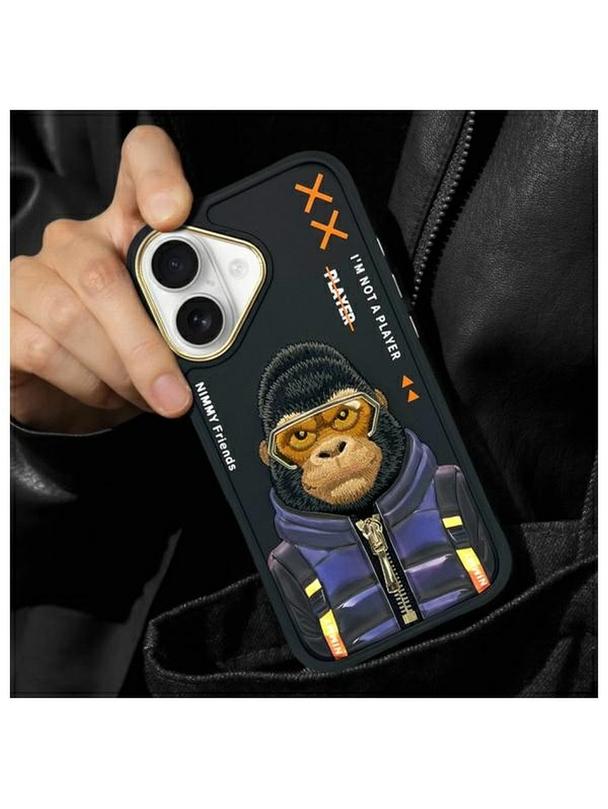 NIMMY futerał COOL&CUTE 2.0 Monkey do IPHONE 16 czarny