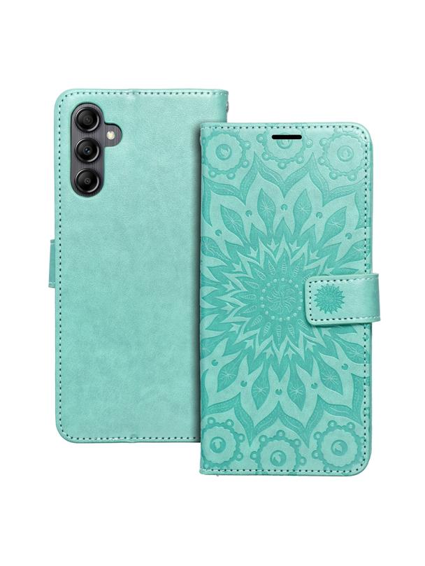 Kabura MEZZO Book do SAMSUNG A14 4G / A14 5G  mandala zielony