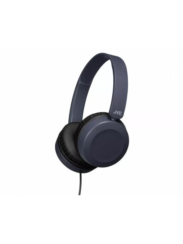 Słuchawki przewodowe nagłowne z mikrofonem jack 3,5mm JVC HA-S31M-A-E niebieskie
