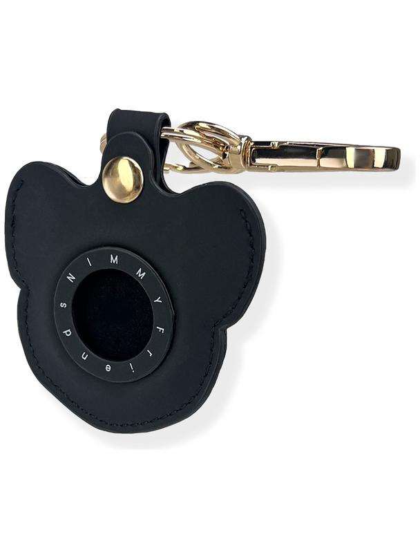 NIMMY etui na lokalizator / brelok GLASSES COOL DOG czarny