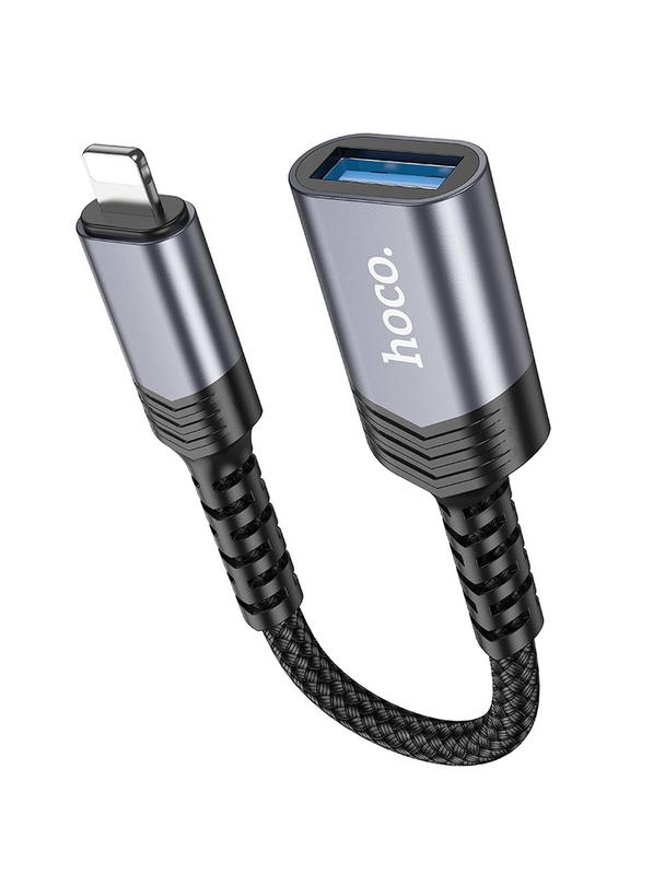 Adapter Lightning do USB A Hoco UA24 czarny