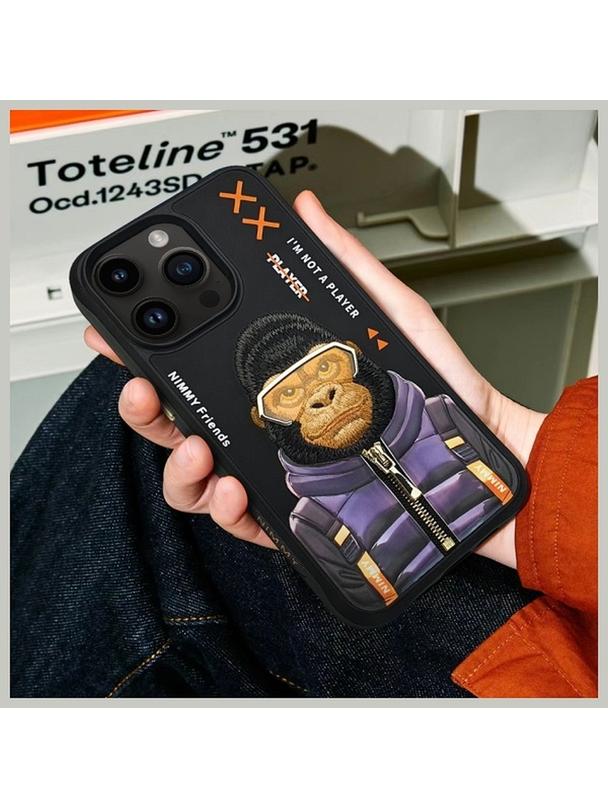 NIMMY futerał COOL&CUTE 2.0 Monkey do IPHONE 15 Pro czarny