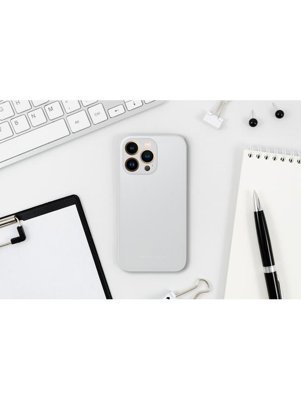 ROAR futerał MATTE GLASS do IPHONE 14 Plus stalowy