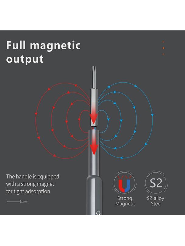 UF-TOOLS - Wkrętak precyzyjny z wymiennymi bitami 48w1