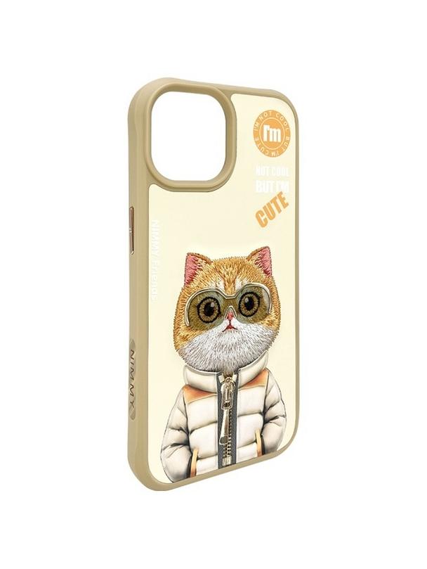 NIMMY futerał COOL&CUTE 2.0 Cat do IPHONE 15 khaki