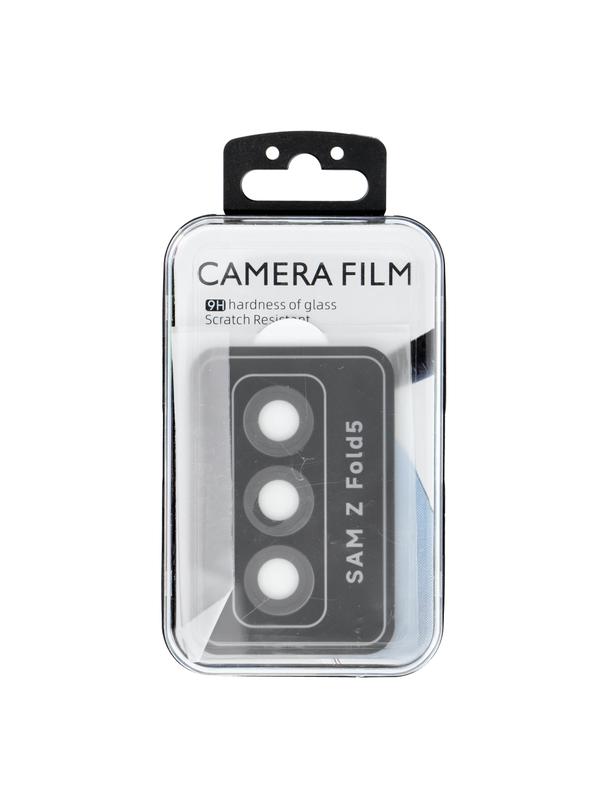 Osłona aparatu PROTECTOR 9H + aplikator do SAMSUNG FOLD 5 czarna