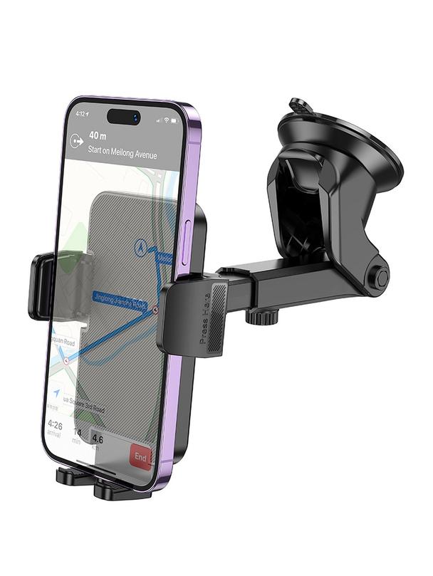 Uchwyt na telefon do samochodu uniwersalny Hoco do szyby / deski H37 czarny