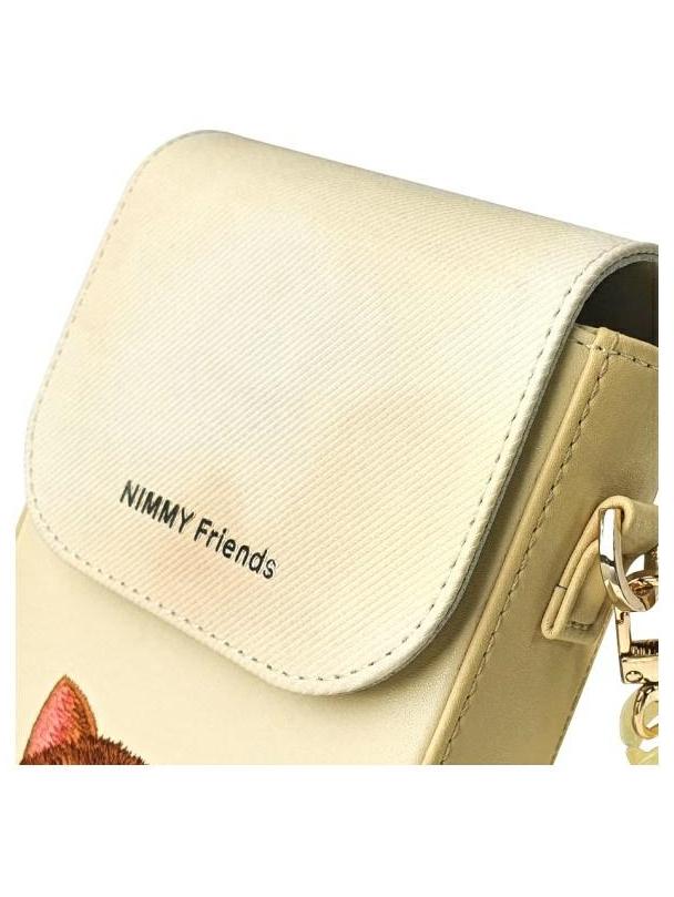 NIMMY torebka na telefon BIG EYED PET 2.0 Cat khaki