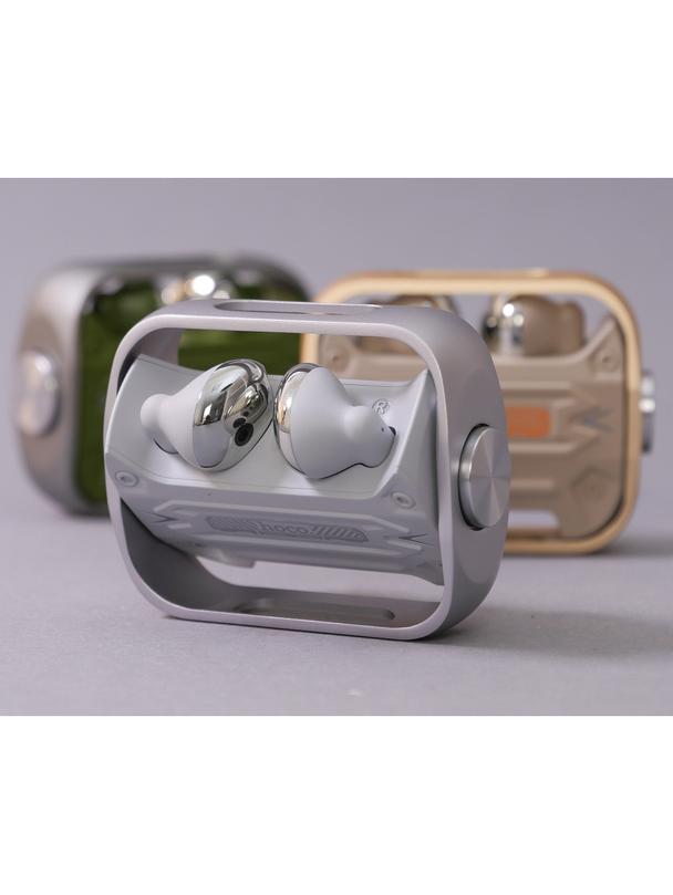 Słuchawki bezprzewodowe douszne Hoco TWS EW55 srebrne