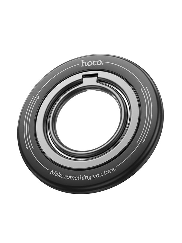 Uchwyt na telefon na palec Hoco magnetyczny Ring GH3 czarny