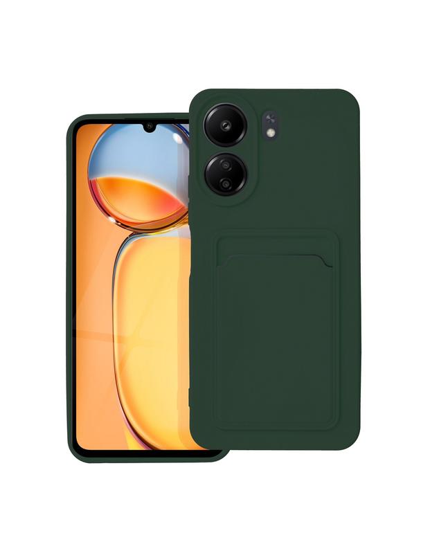 Futerał CARD CASE do XIAOMI Redmi 13C / POCO C65 zielony