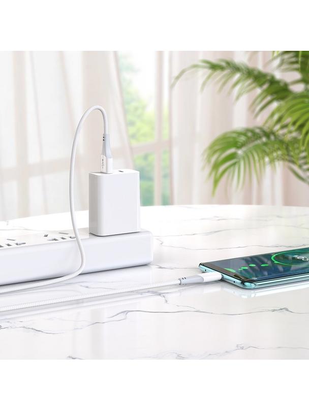 Kabel USB A do USB C Hoco 3A 1 m X70 biały