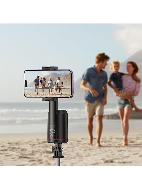 Uchwyt na telefon Hoco obrotowy 360 stopni z automatycznym śledzeniem twarzy K23 czarny