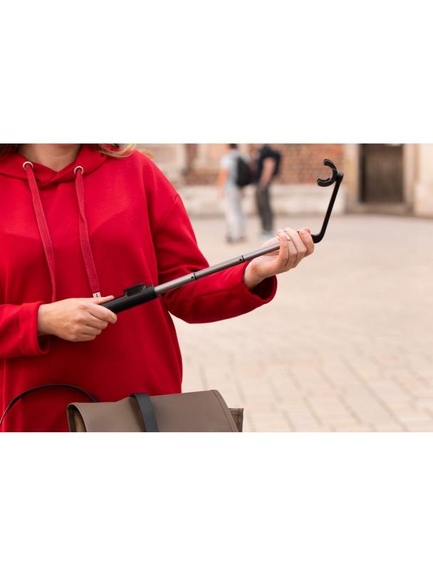 Selfie stick Forcell F-Grip S70M tripod z pilotem bezprzewodowym czarny 0INT