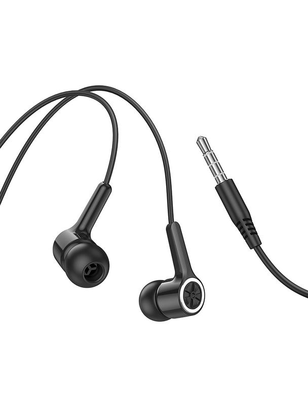 Słuchawki przewodowe douszne Jack 3,5 mm Hoco M104 czarne