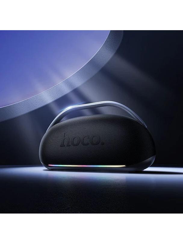 Głośnik bezprzewodowy 300W 8h + 2 x bezprzewodowe mikrofony Hoco HT2 czarny