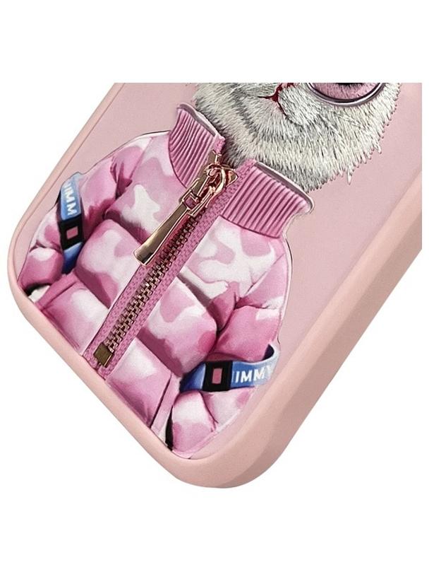 NIMMY futerał COOL&CUTE 2.0 Cat do IPHONE 16 Pro różowy