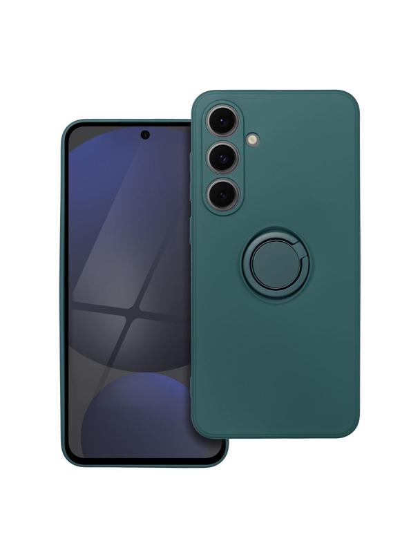 Futerał SILICONE RING do SAMSUNG S24 FE zielony