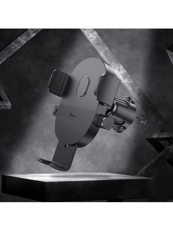 Uchwyt na telefon do samochodu uniwersalny Hoco do kratki H18 czarny