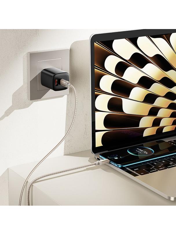 Kabel USB C do USB C Hoco 3A 60W 1 m X117 złoty