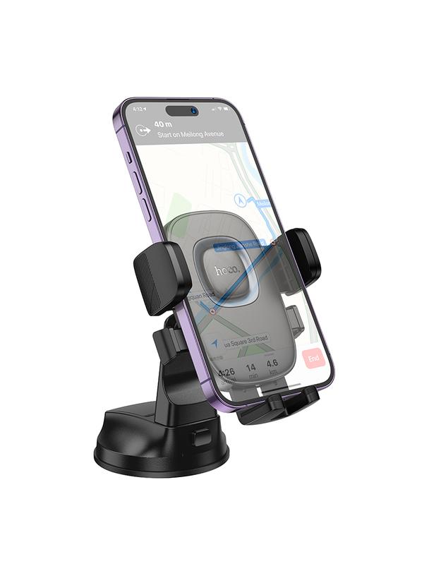 Uchwyt na telefon do samochodu uniwersalny Hoco do deski H76 czarny