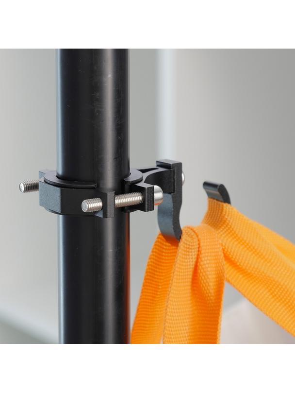 Hak uchwyt na zakupy do roweru / hulajnogi aluminiowy  FS366-004 czarny