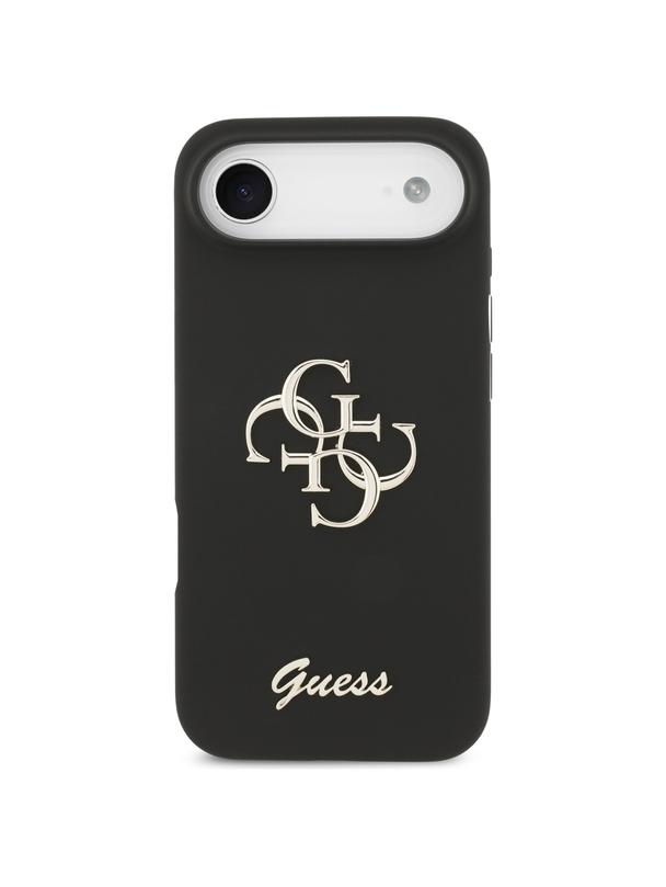 GUESS futerał do IPHONE 17 Air GUHCP17MSC4GSMK (Silicone W/ Big 4G Script) czarny