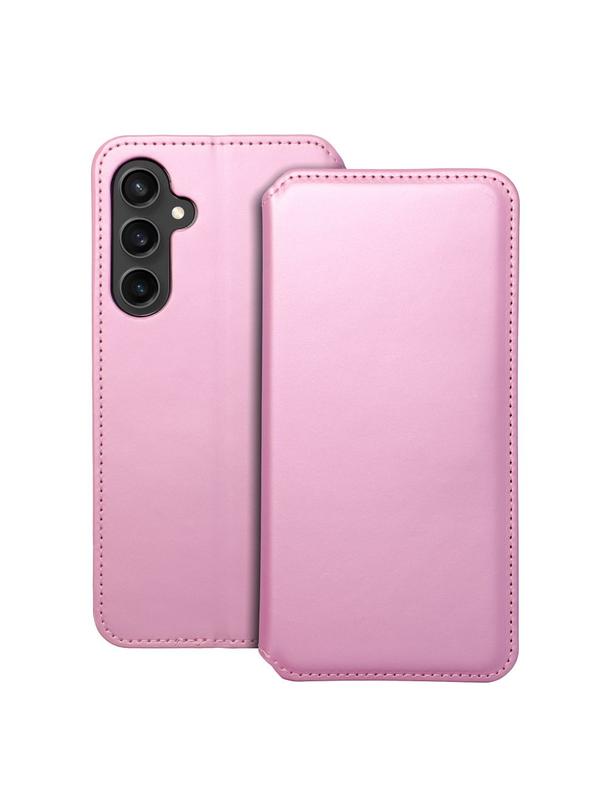 Kabura do SAMSUNG S23 FE Dual Pocket Book jasny różowy