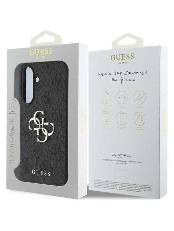 GUESS futerał do SAMSUNG A36 GUHCSA364GMGGR (4G PU Big Logo) czarny