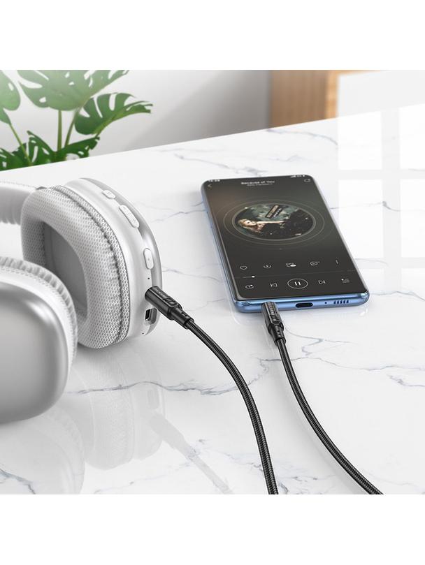 Kabel AUX Jack 3,5 mm do Jack 3,5 mm Hoco 1,2 m UPA27 czarny