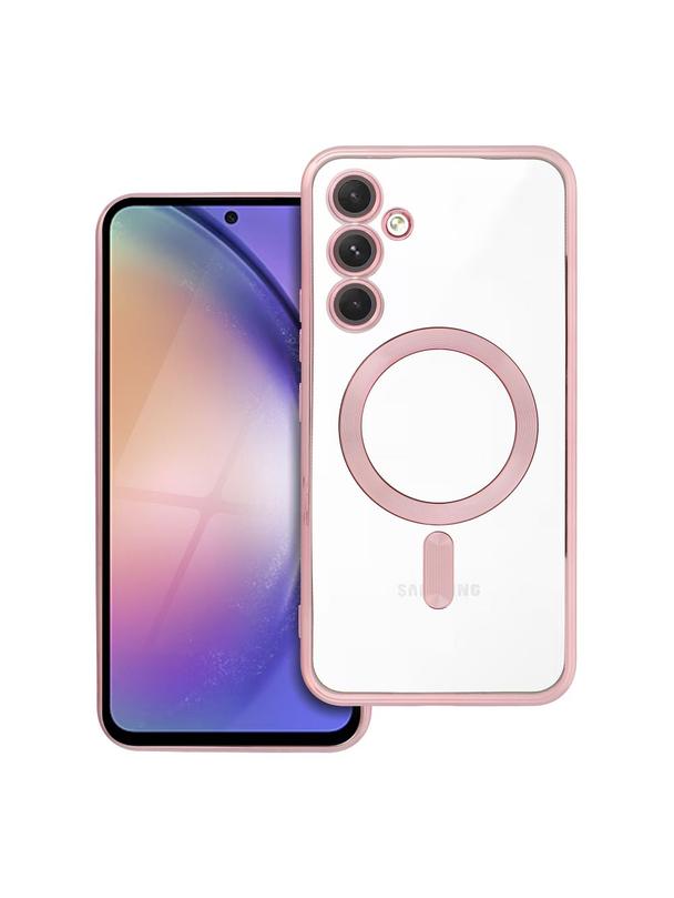 Futerał ELECTRO MAG COVER kompatybilny z MagSafe do SAMSUNG A54 złoty róż