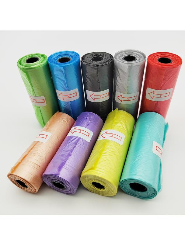 Worki na foliowe na psie odchody 10 rolek zielone