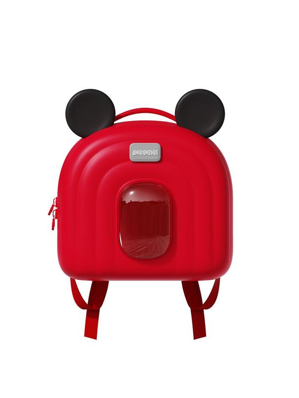 PICOCICI Mały plecak z uszkamni k52 czerwony