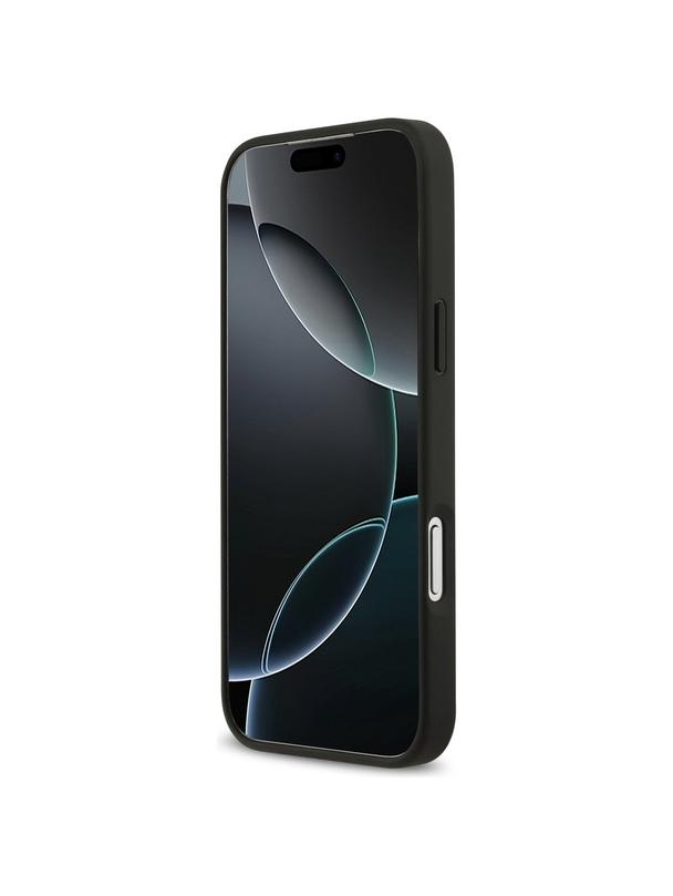 GUESS futerał do IPHONE 17 Pro Max GUHCP17XP4TPK (4G Double Card Triangle) czarny