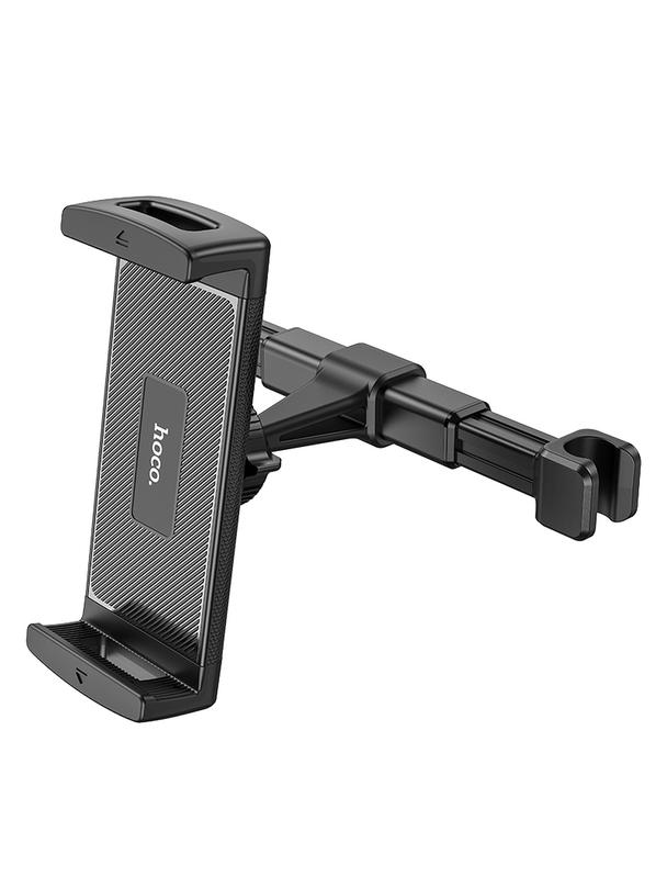 Uchwyt na telefon / tablet do samochodu uniweralny Hoco na zagłówek (4,7" - 12,9") CA121 czarny