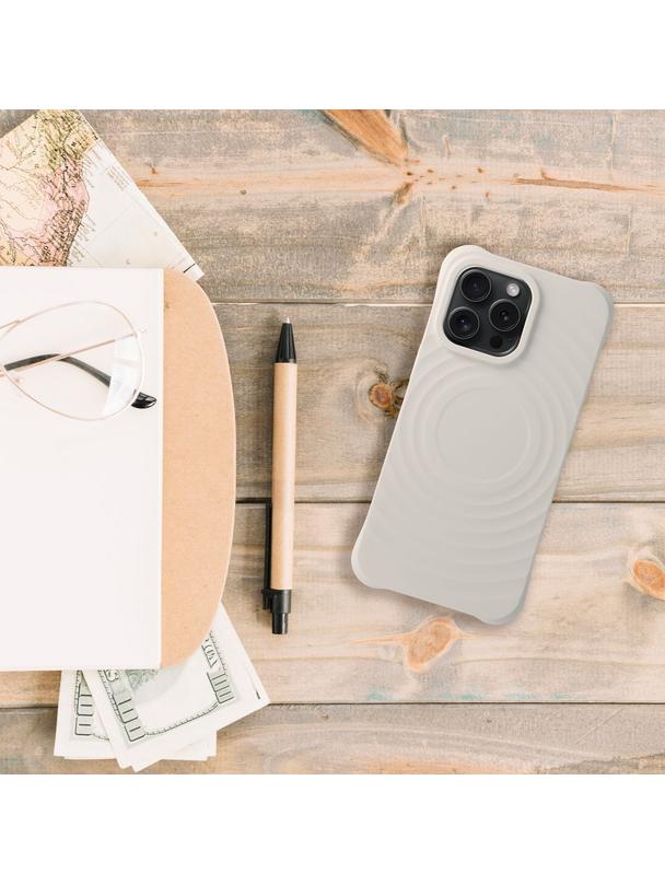 Silicone Zephyr Mag Cover kompatybilny z MagSafe do IPHONE 14 PLUS biały