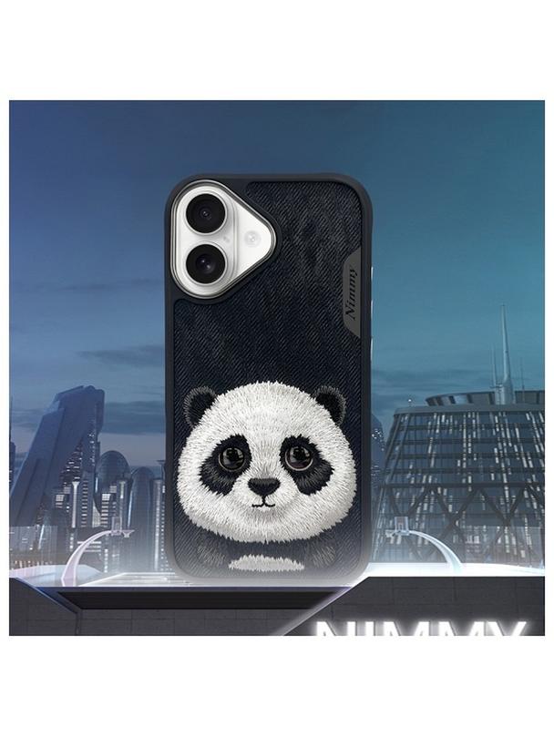 NIMMY futerał BIG EYED PET 2.0 Panda do IPHONE 16 czarny