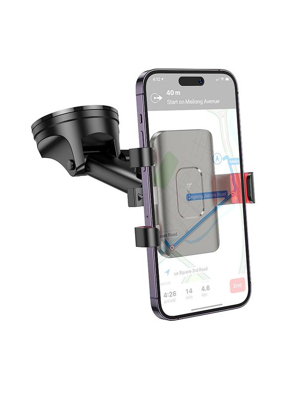 Uchwyt na telefon do samochodu uniwersalny Hoco do szyby / deski H22 czarny